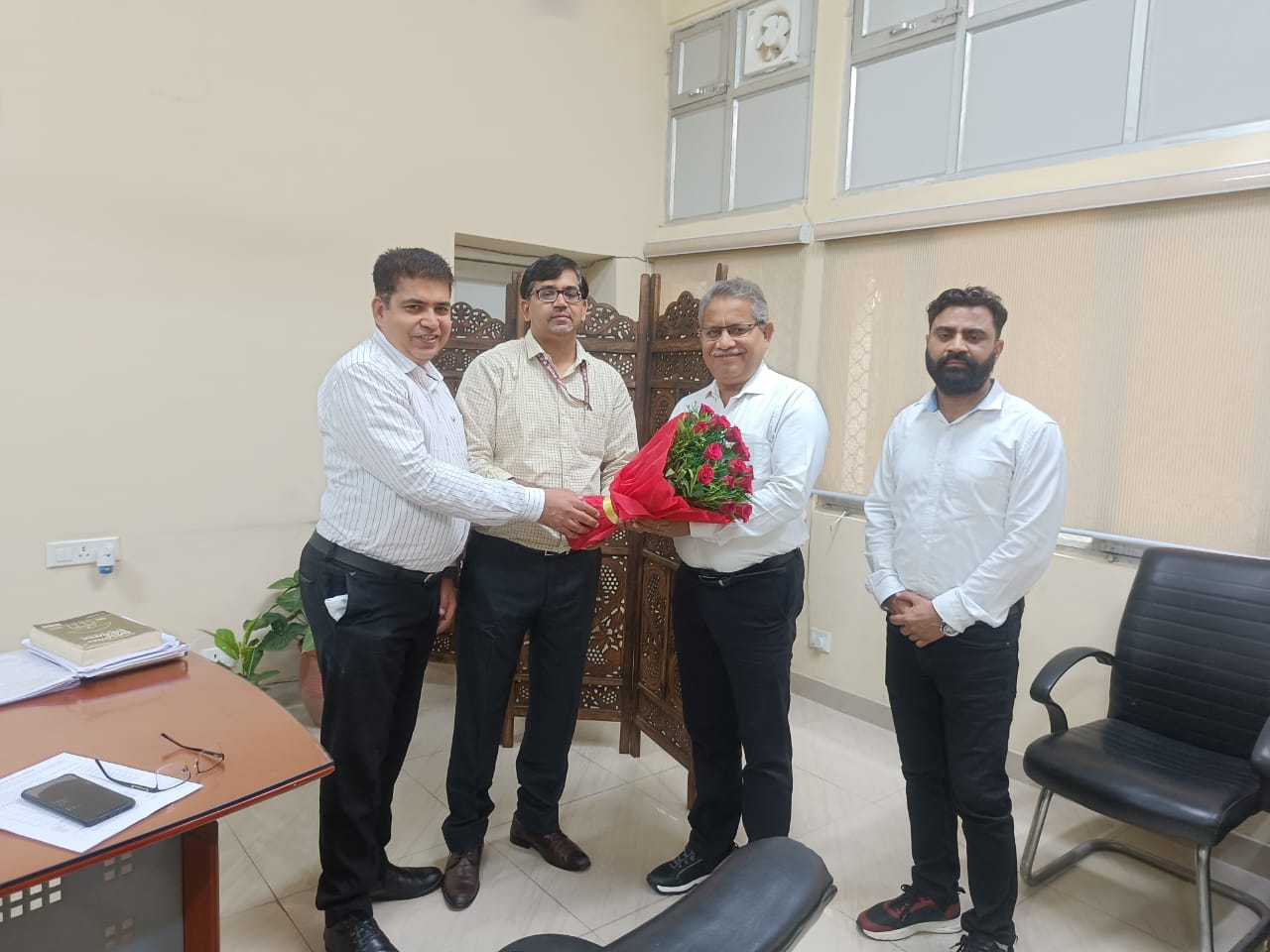 SH SP TIWARI VISITED ESI HOSPITAL, JALANDHAR